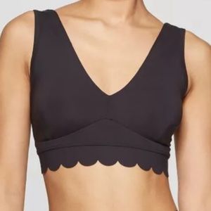 Joy Lab Premium Scallop V-Neck Sports Bra